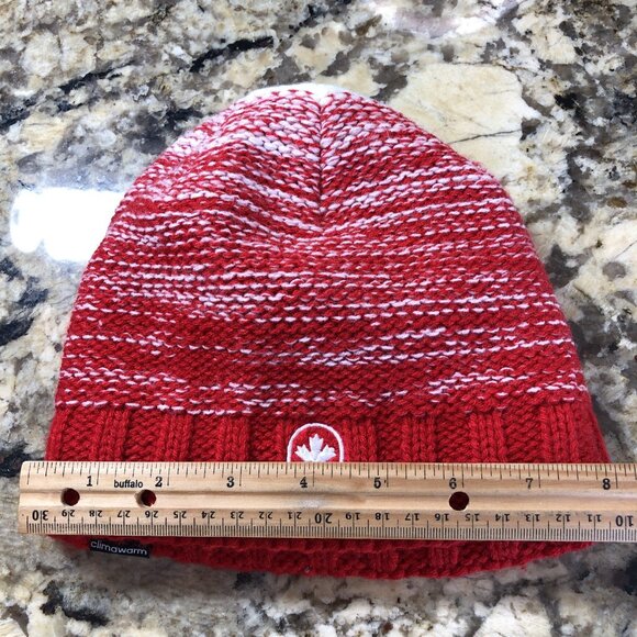 Canadian Olympics Adidas Toque Red Logo Climawarm One Size Fits Most Unisex CN - Picture 8 of 9